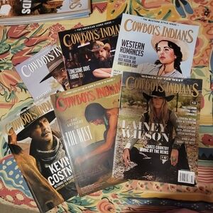 Cowboys & Indians Magazines (6) 2024 ~ Southwestern ~ Fashion ~ Décor ~ Art